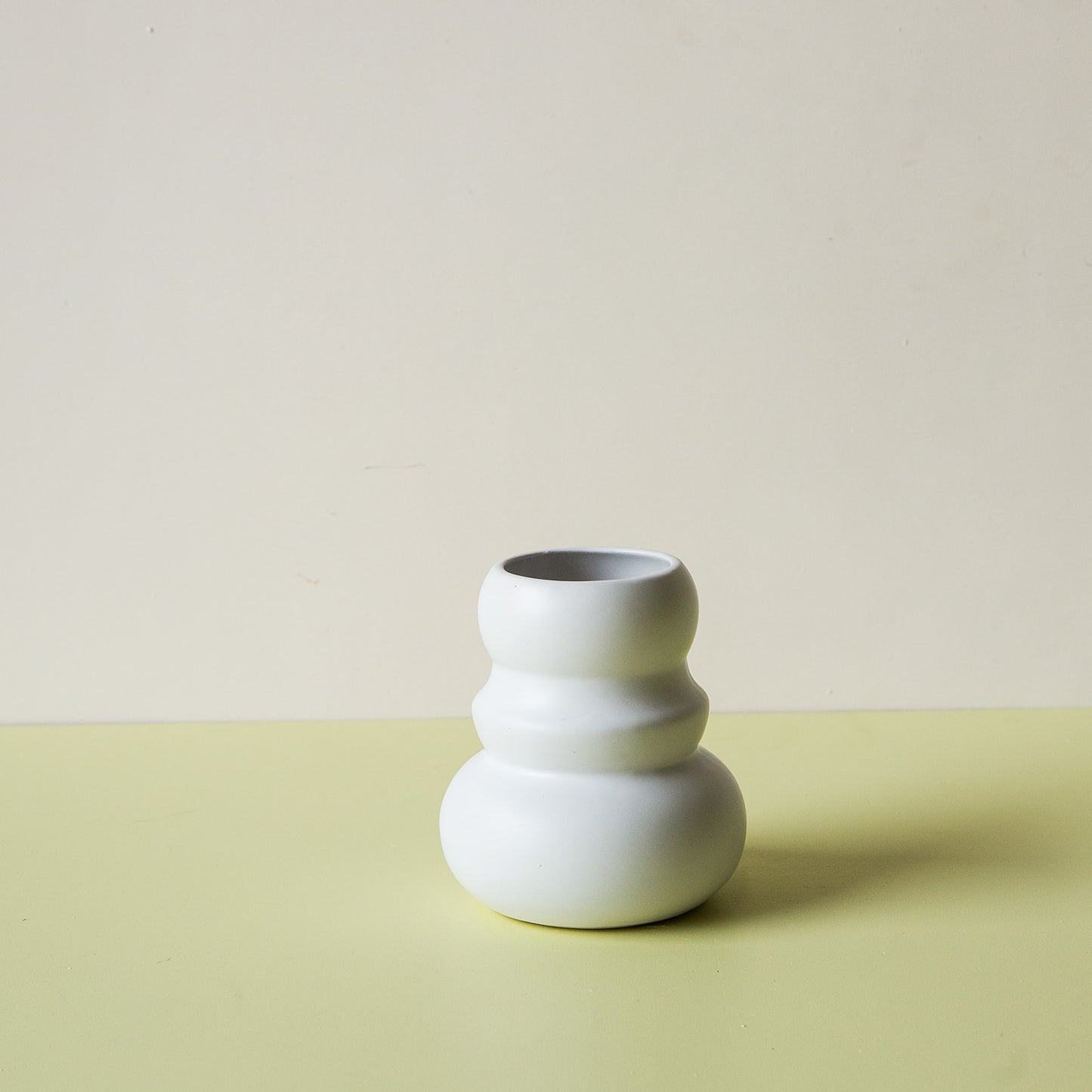 White Ripple Vase